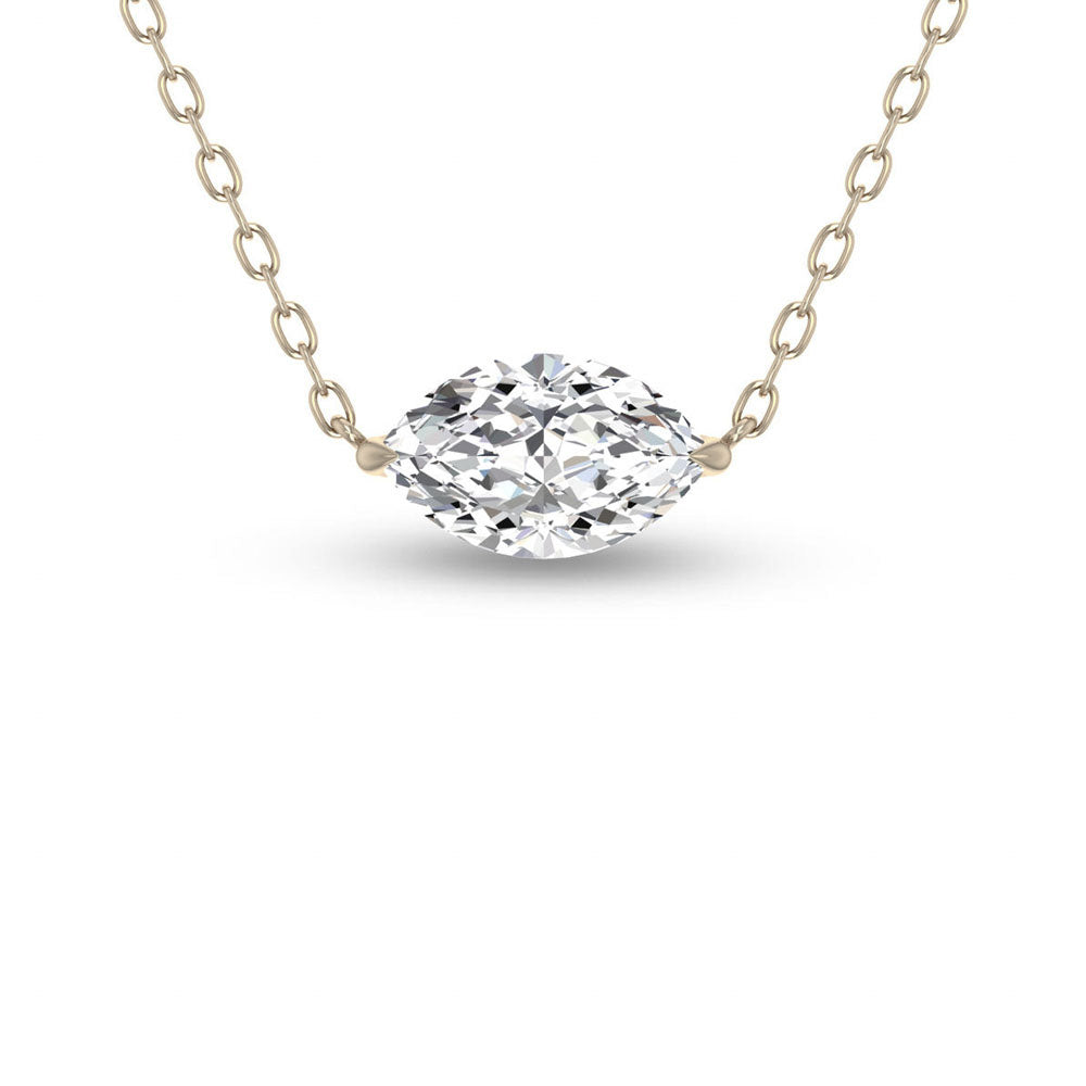 Puro Marquise Diamond Pendant